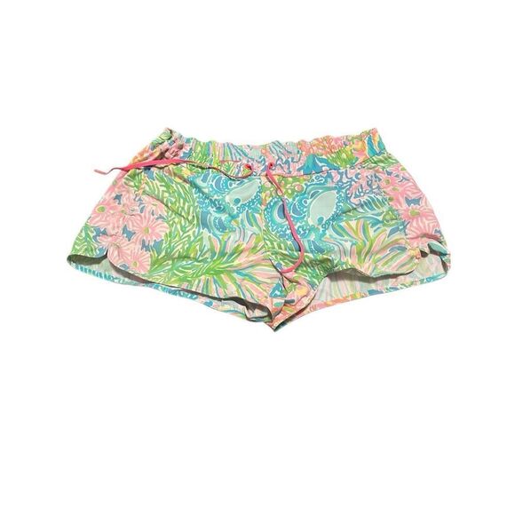 Lilly Pulitzer luxletic shorts Sz large active - Picture 1 of 8